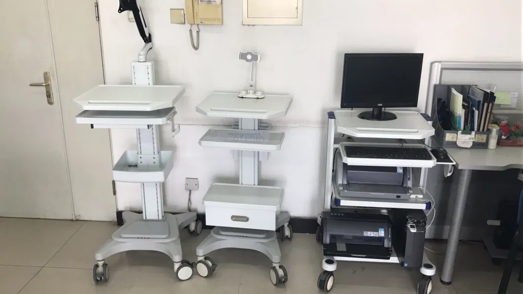 Medical Utrasound/Endoscope/Endoscopy Trolley Carts Workstation Hopsital Furniture