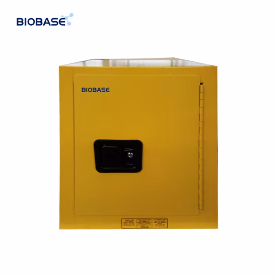 Biobase Lab 노란색 가연성 화학물질 보관 캐비닛